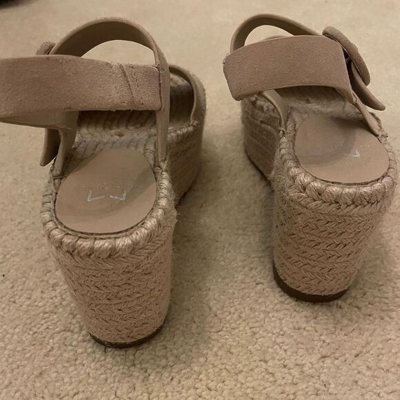 EUC Marc Fisher Rex Platform Espadrille Wedge Sandal - Picture 8 of 11